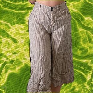 Striped Flowy Boho Pants